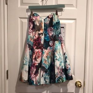 Strapless summer dress